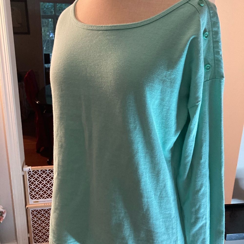 TALBOTS LONG SLEEVE TOP - SZ S